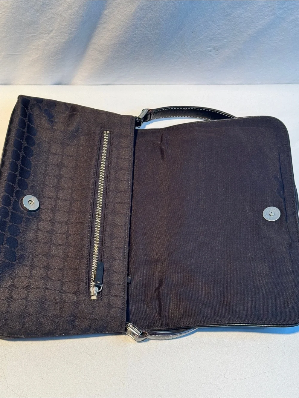 kate spade Black Patterned Shoulder Bag